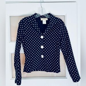 Claudie Pierlo polka dot cotton blouse
